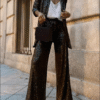 Women’s Sequin Blazer – Loose Fit Formal Outerwear with Long Sleeves for Spring & Evening Wear