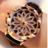 Women’s Rhinestone Watch – Big Dial Crystal Bracelet Wristwatch – Elegant Ladies Watch Gift Choice