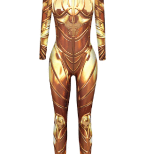Women’s Glossy Superhero Zentai Costume – Full Body Cosplay Catsuit for Carnival, Halloween & Parties
