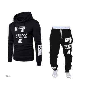 Men's 2-Piece Tracksuit Sweatsuit Set – Hoodie & Joggers for Gym, Running & Streetwear