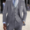 Men's Wedding Suit – 3-Piece Single Breasted One-Button Suit for Summer Events