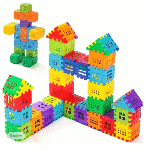 Villa Building Block Set – 103 Pieces Montessori Educational Toy for Fine Motor Skills Development