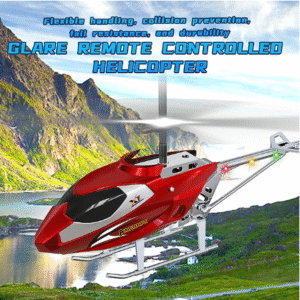 3.5CH RC Helicopter – Fall Resistant XK913 Remote Control Helicopter with Lights for Kids