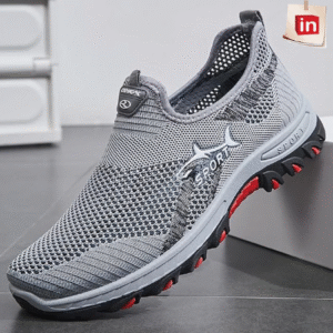 Men's Mesh Slip-On Sports Shoes – Lightweight Running Sneakers for Outdoor Comfort