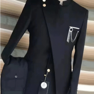 Men's Tailored Fit Wedding Suit – Single-Breasted One-Button Graduation & Formal Wear