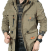 Men’s Tactical Outdoor Windbreaker Jacket – Thermal Sporty Coat for Fall & Winter
