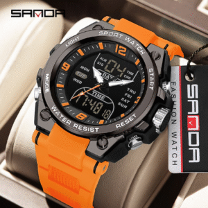 Men's Tactical G-Style Analog Quartz Watch – Shockproof & Waterproof Sports Wristwatch